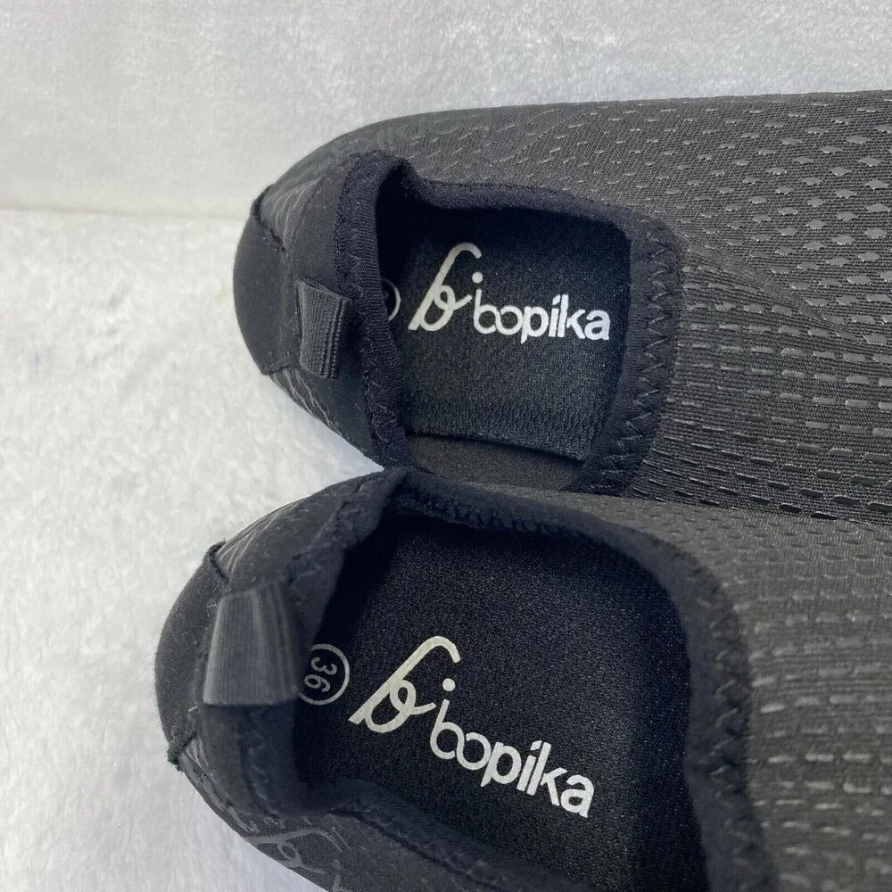 Bopika Outdoor Water Shoes Quick-Dry Unisex Boys/Girls Size 36 Black Lightweight